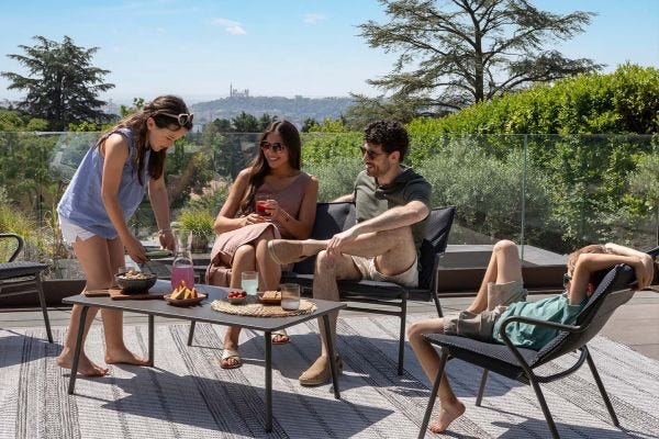 Vence garden set Lafuma Mobilier