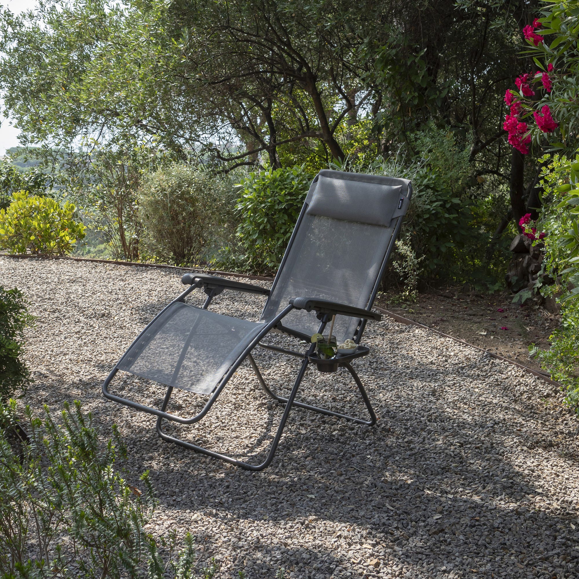 Cup Holder for Reclining Chair - Relax, Zen-It, Cham Elips, Low Elips, Alu Cham, Alu Low - Polymère - Grey Titane